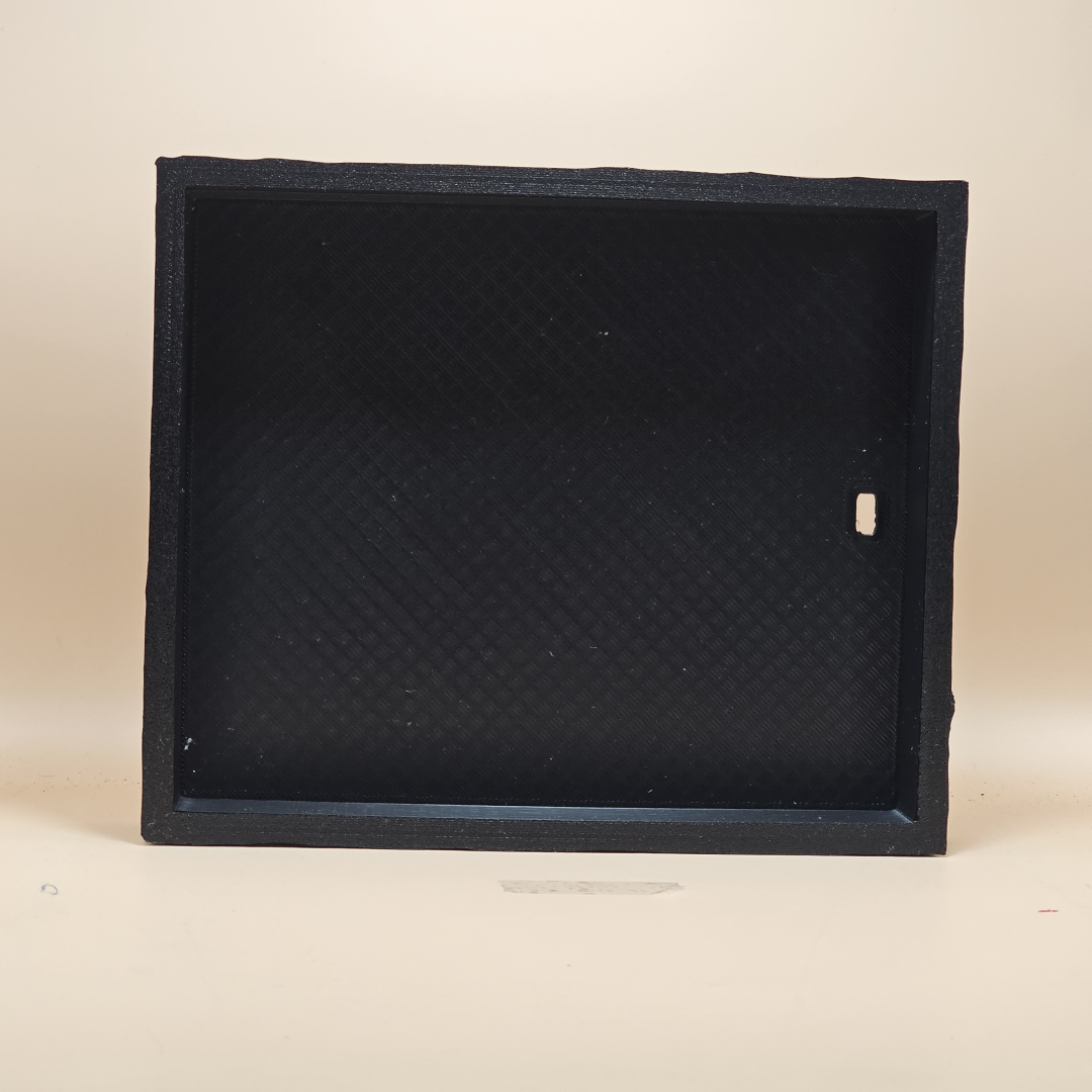 Caja de luz Negra impresa en PLA