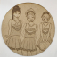 grabado laser en mdf ánime/manga,  Naho Takamiya, Azusa Murasaka y Takako Chino, Orange , decoración otaku, decoración ánime/manga