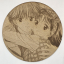grabado laser en mdf ánime/manga,  Miki Koishikawa y Yuu Matsuura, Marmalade Boy , decoración otaku, decoración ánime/manga
