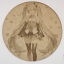 Cuadro decorativo MDF grabado láser estilo anime manga de Miku Hatsune