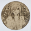 Cuadro decorativo MDF grabado láser estilo anime manga de Miku Nakano