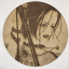 grabado laser en mdf ánime/manga,  Nana Osaki, Nana , decoración otaku, decoración ánime/manga