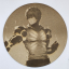 Cuadro decorativo MDF grabado láser estilo anime manga de Genos