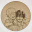 grabado laser en mdf ánime/manga,  Hikaru y Tsujinaka Yoshiki, El verano en que Hikaru murió , decoración otaku, decoración ánime/manga