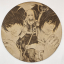 Cuadro decorativo MDF grabado láser estilo ánime/manga de Light Yagami, L y Misa Amane - Death Note