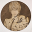 Cuadro decorativo MDF grabado láser estilo ánime/manga de Light Yagami - Death Note