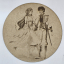 Cuadro decorativo MDF grabado láser estilo anime manga de Euphemia li Britannia, Suzaku Kururugi