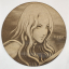 grabado laser en mdf ánime/manga,  Teresa, Claymore , decoración otaku, decoración ánime/manga