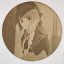 Cuadro decorativo MDF grabado láser estilo anime manga de Kana Arima