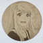 Cuadro decorativo MDF grabado láser estilo anime manga de Winry Rockbell