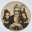 Cuadro decorativo MDF grabado con láser estilo anime manga de Tengen Uzui y sus esposas Makio, Suma e Hinatsuru
