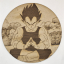 grabado laser en mdf ánime/manga,  Vegeta, Dragon Ball , decoración otaku, decoración ánime/manga