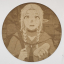 Cuadro decorativo MDF grabado láser estilo anime manga de Marcille