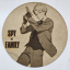 Cuadro decorativo MDF grabado láser estilo anime manga de  Loid Forger