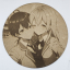Cuadro decorativo MDF grabado láser estilo anime manga de Alisa Mikhailovna Kujou y Masachika Kuze