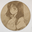 Cuadro decorativo MDF grabado láser estilo anime manga de Diane