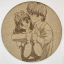 grabado laser en mdf ánime/manga,  Miki Koishikawa y Yuu Matsuura, Marmalade Boy , decoración otaku, decoración ánime/manga