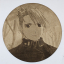 Cuadro decorativo MDF grabado láser estilo anime manga de  Riza Hawkeye