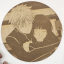 grabado laser en mdf ánime/manga,  Haru y Rin, Fruit Basket , decoración otaku, decoración ánime/manga