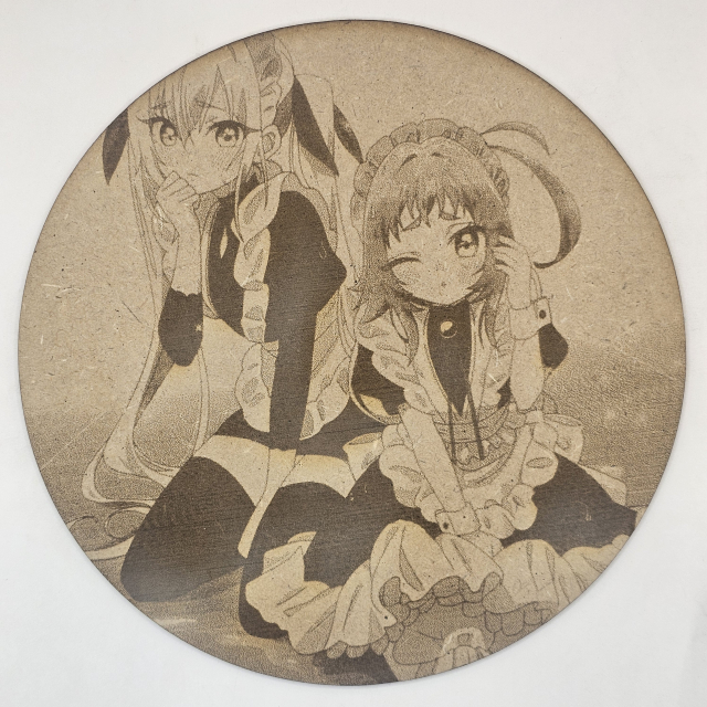grabado laser en mdf ánime/manga,  Inda Karane y Yakuzen Kusuri, Mis 100 novias que me quieren mucho mucho , decoración otaku, decoración ánime/manga