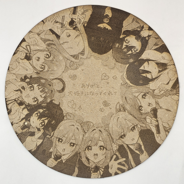 grabado laser en mdf ánime/manga,  Aijou Rentarou, Hanazono Hakari, Inda Karane, Yoshimoto Shizuka, Eiai Nano, Yakuzen Kusuri, Hanazono Hahari, Utsukushisugi Mimimi, Meido Mei, Sutou Iku, Kakure Meme y Haraga Kurumi, Mis 100 novias que me quieren mucho mucho , decoración otaku, decoración ánime/manga