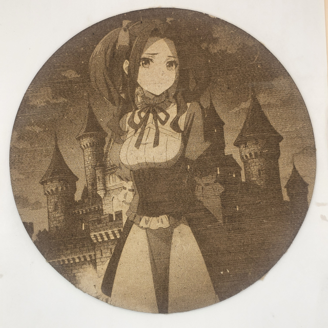 grabado laser en mdf ánime/manga,  Melty Q. Melromarc, El héroe del escudo , decoración otaku, decoración ánime/manga