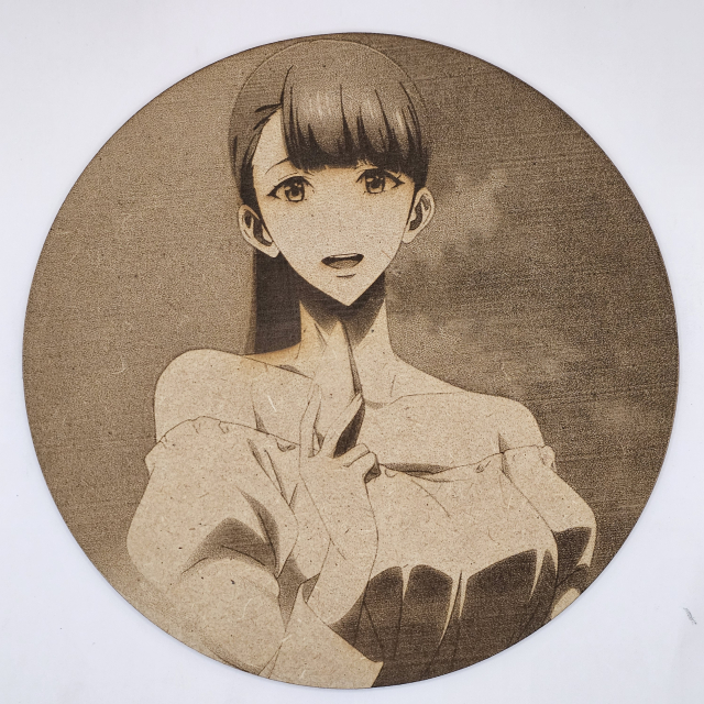 Cuadro decorativo MDF grabado láser estilo anime manga de lee joo-hee