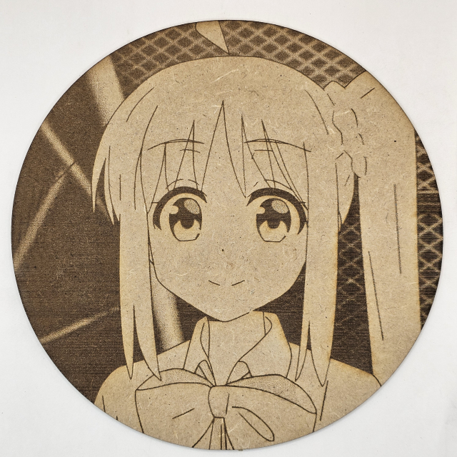 grabado laser en mdf ánime/manga,  Nijika Ijichi, Bocchi the Rock! , decoración otaku, decoración ánime/manga