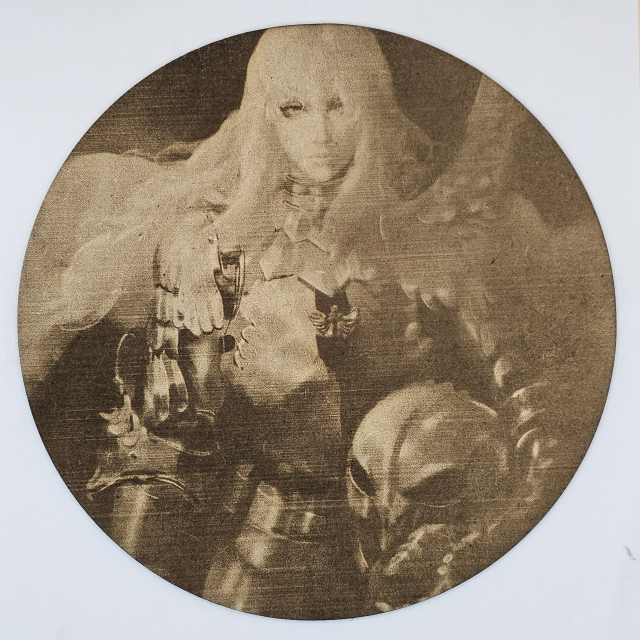 Cuadro decorativo MDF grabado láser estilo anime manga de Griffith