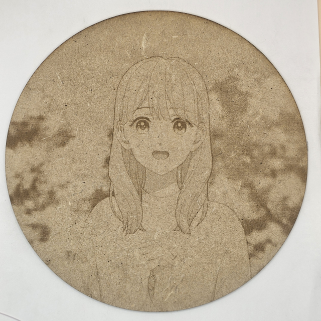 grabado laser en mdf ánime/manga,  Yuki Itose, Signos de afecto , decoración otaku, decoración ánime/manga