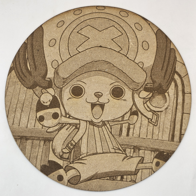 grabado laser en mdf ánime/manga,  Tony Tony Chopper, One Piece , decoración otaku, decoración ánime/manga