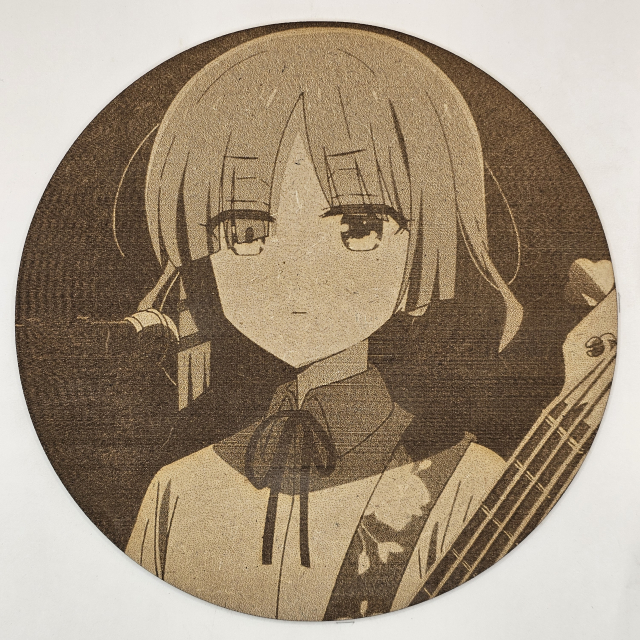 grabado laser en mdf ánime/manga,  Ryo Yamada, Bocchi the Rock! , decoración otaku, decoración ánime/manga
