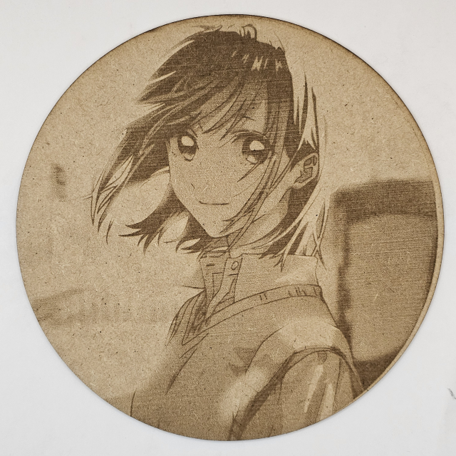 Cuadro decorativo MDF grabado láser estilo ánime/manga de Chinatsu Kano - Blue Box