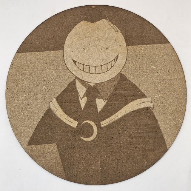 grabado laser en mdf ánime/manga,  Koro-sensei, Assassination Classroom , decoración otaku, decoración ánime/manga