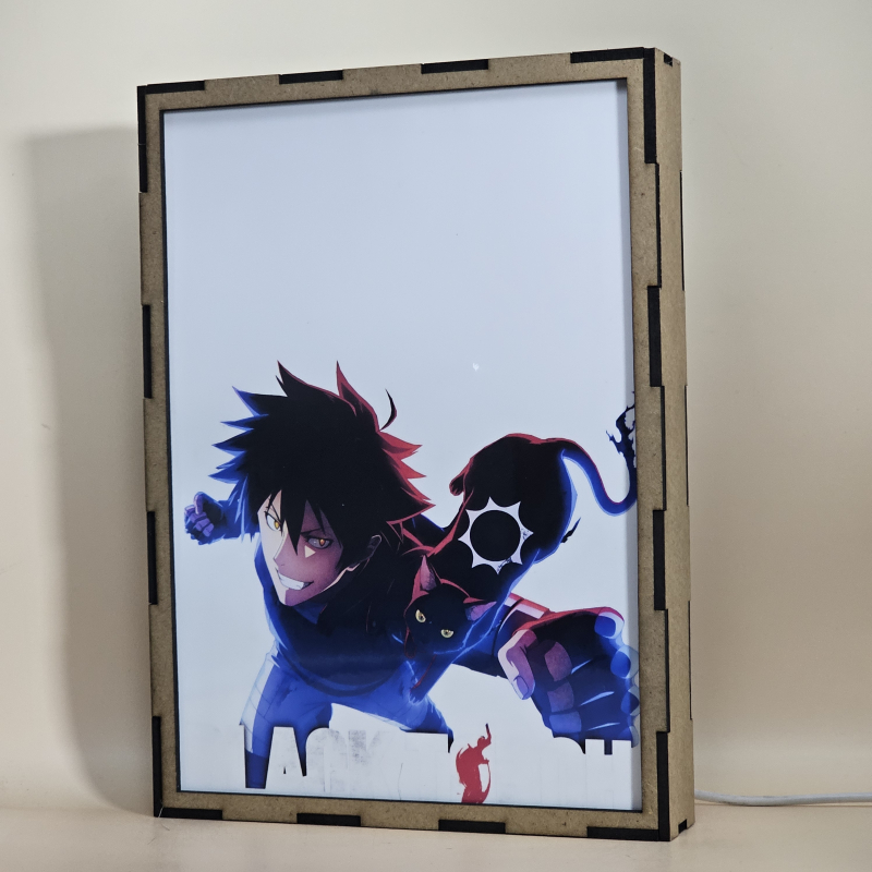Lámpara LED de Jiro Azuma y Rago de Black Torch - apagada