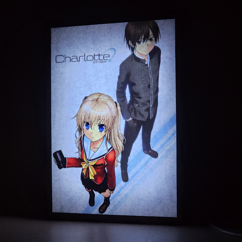 Lámpara LED de Nao Tomori y Yuu Otosaka del anime Charlotte - Galeria