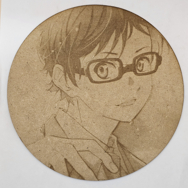 grabado laser en mdf ánime/manga, Kousei Arima, Your Lie in April , decoración otaku, decoración ánime/manga