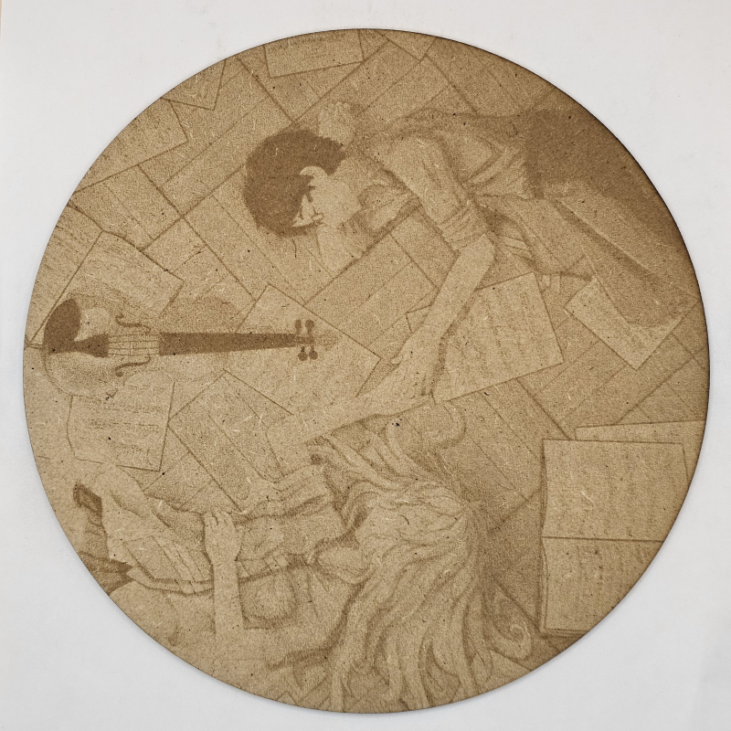 grabado laser en mdf ánime/manga, Kaori Miyazono y Kousei Arima, Your Lie in April , decoración otaku, decoración ánime/manga