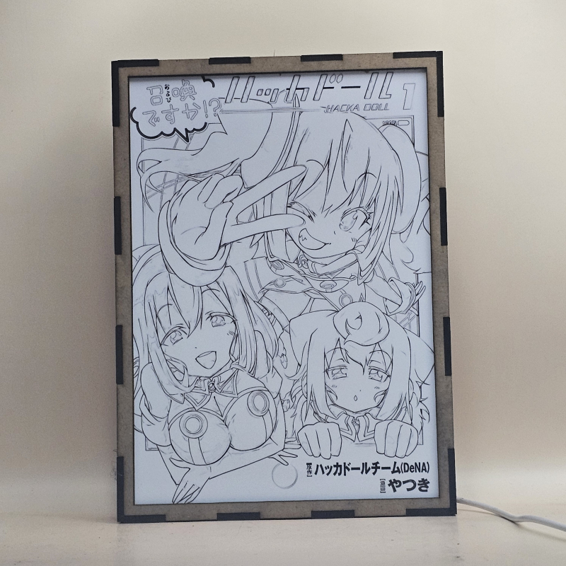 Lámpara LED de Hacka Doll The Animation con Hacka Doll #1, Hacka Doll #2 y Hacka Doll #3 - Galeria