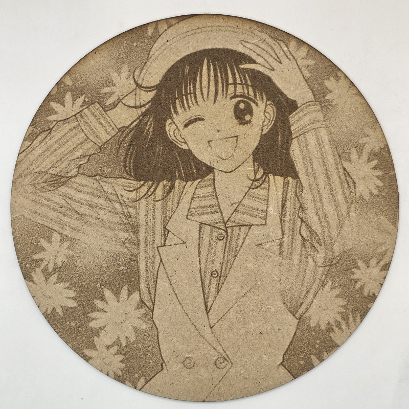 grabado laser en mdf ánime/manga, Miki Koishikawa, Marmalade Boy , decoración otaku, decoración ánime/manga