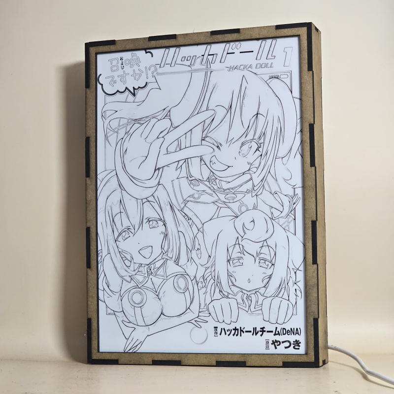 Lámpara LED de Hacka Doll The Animation con Hacka Doll #1, Hacka Doll #2 y Hacka Doll #3 - Galeria