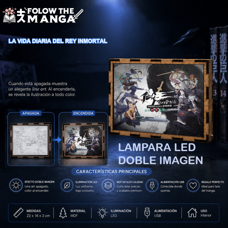 Lámpara LED Wang Ling y Sun Rong
