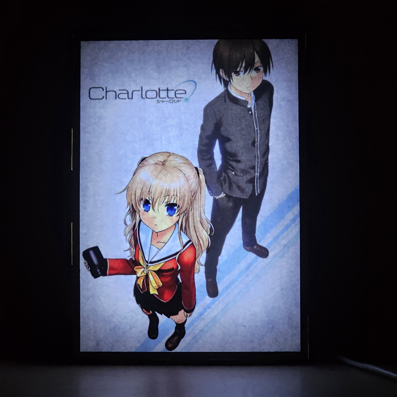 Lámpara LED de Nao Tomori y Yuu Otosaka del anime Charlotte - Galeria