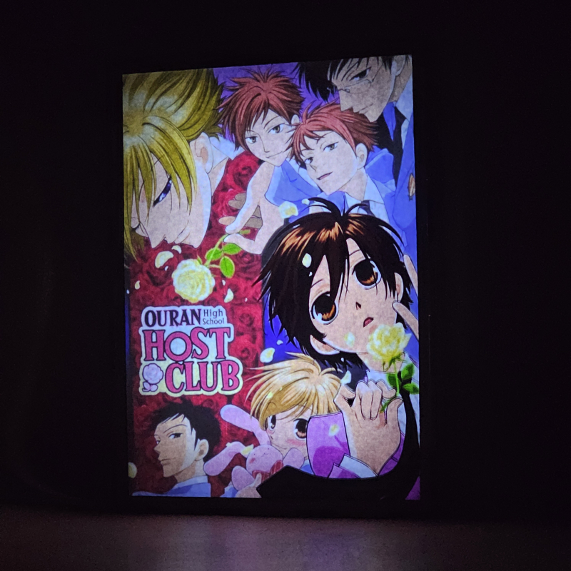 Lámpara LED de Ouran High School Host Club con Haruhi Fujioka, Tamaki Suoh, Kyoya Ootori, Hikaru, Kaoru, Honey y Mori - Galeria