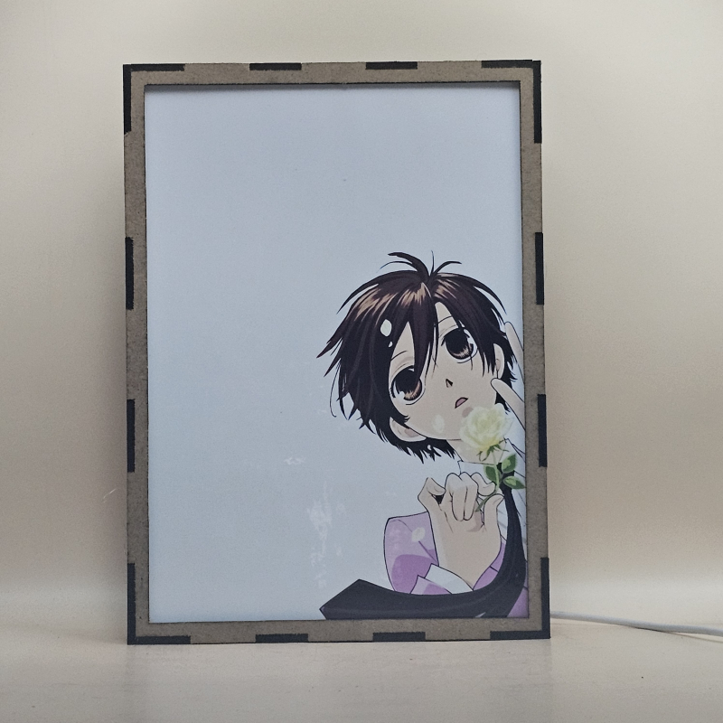 Lámpara LED de Ouran High School Host Club con Haruhi Fujioka, Tamaki Suoh, Kyoya Ootori, Hikaru, Kaoru, Honey y Mori - Galeria