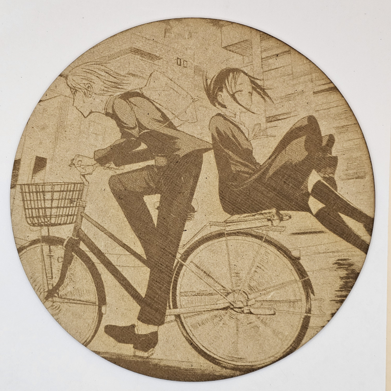 grabado laser en mdf ánime/manga, Kaguya Shinomiya y Miyuki Shirogane, Kaguya-sama: Love Is War , decoración otaku, decoración ánime/manga