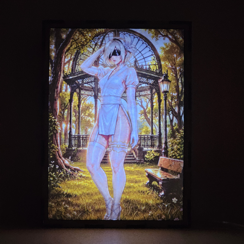 Lámpara LED de Bungou Stray Dogs con Atsushi Nakajima en primer plano - Galeria