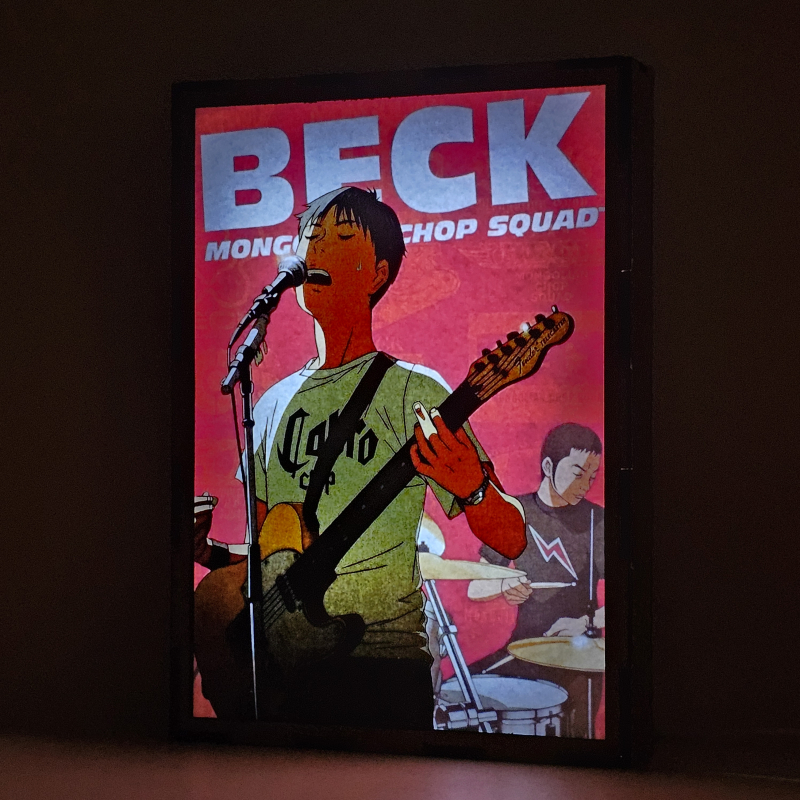 Lámpara LED de BECK Mongolian Chop Squad con Yukio Koyuki Tanaka cantando y tocando la guitarra - Galeria
