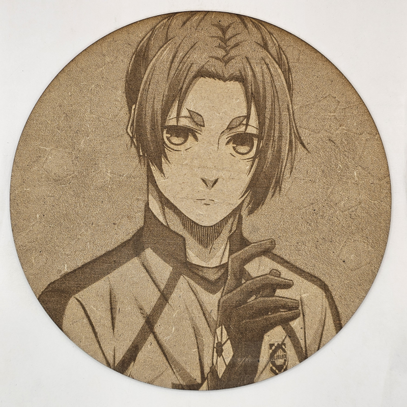 grabado laser en mdf ánime/manga, Reo Mikage, Blue Lock , decoración otaku, decoración ánime/manga