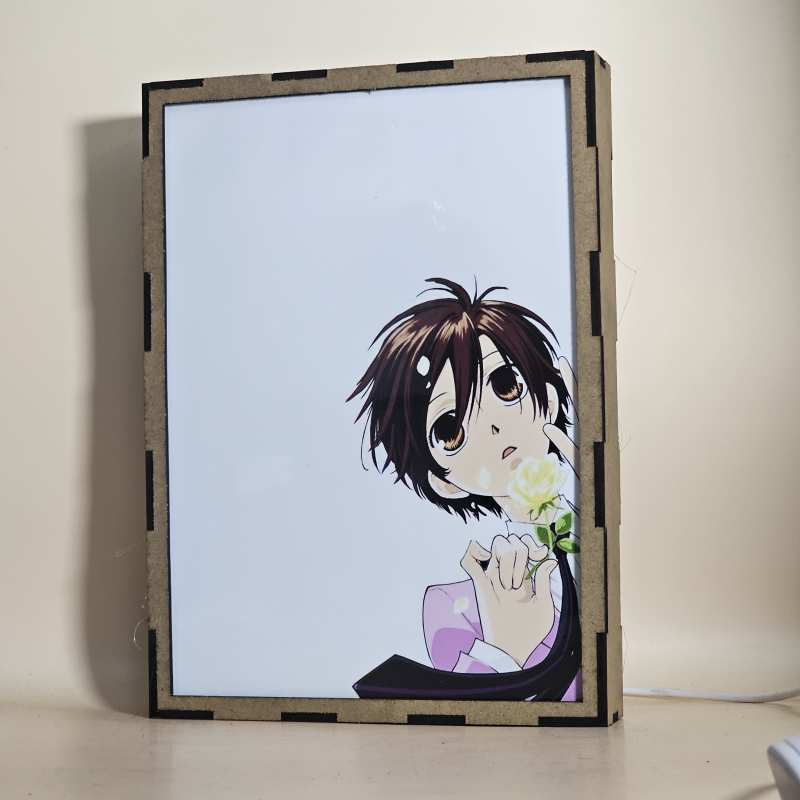 Lámpara LED de Ouran High School Host Club con Haruhi Fujioka, Tamaki Suoh, Kyoya Ootori, Hikaru, Kaoru, Honey y Mori - Galeria